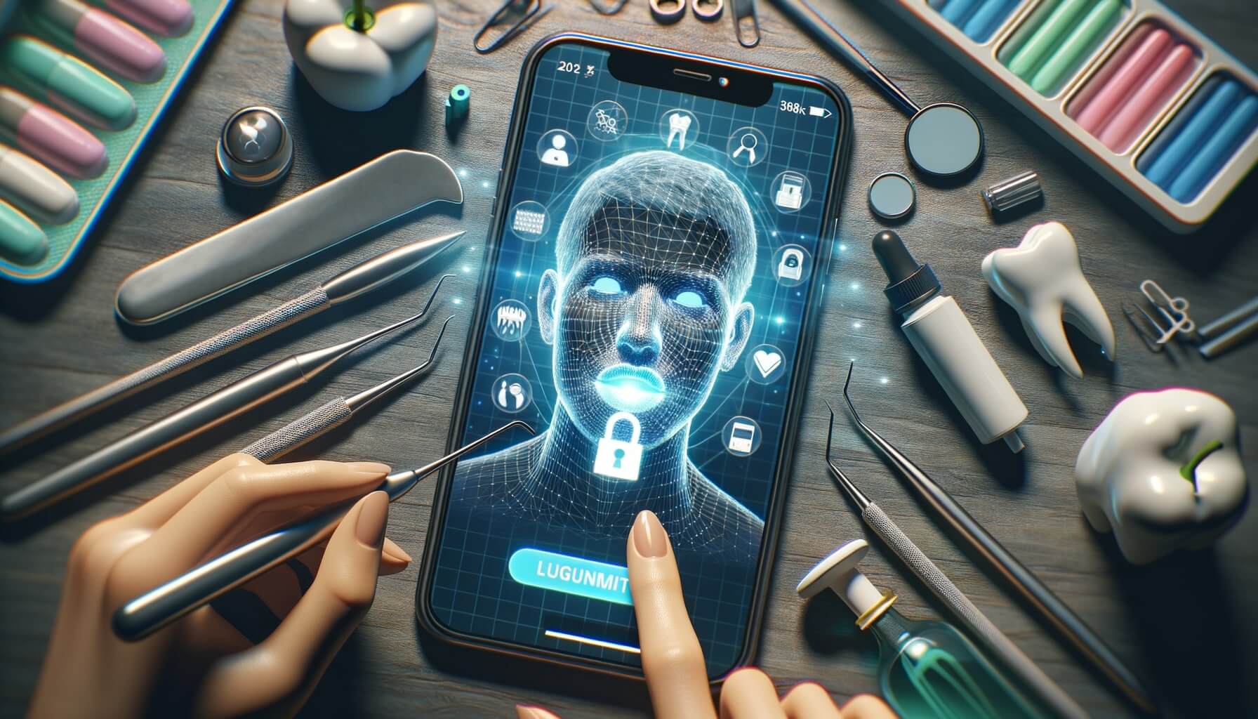 Secure Face‑ID Authentication for Mobile Dental Apps