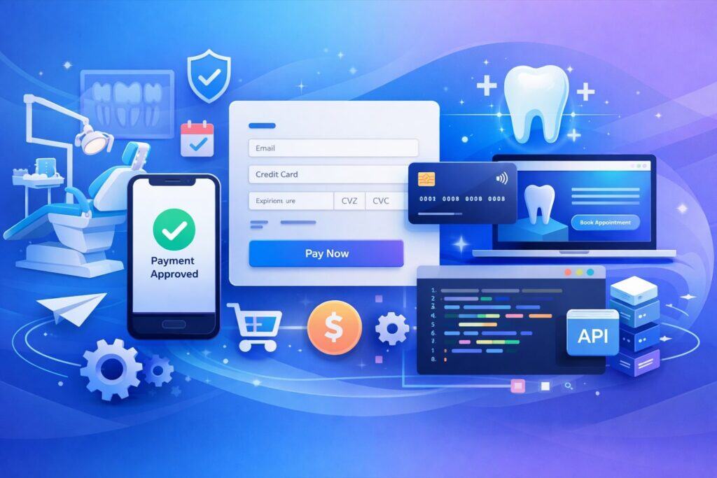 Stripe for dental websites (flexibility, modern checkout, and developer-friendly tools)