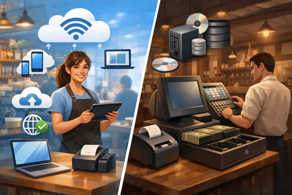 Cloud POS vs. Traditional Terminals and Server-Based Setups