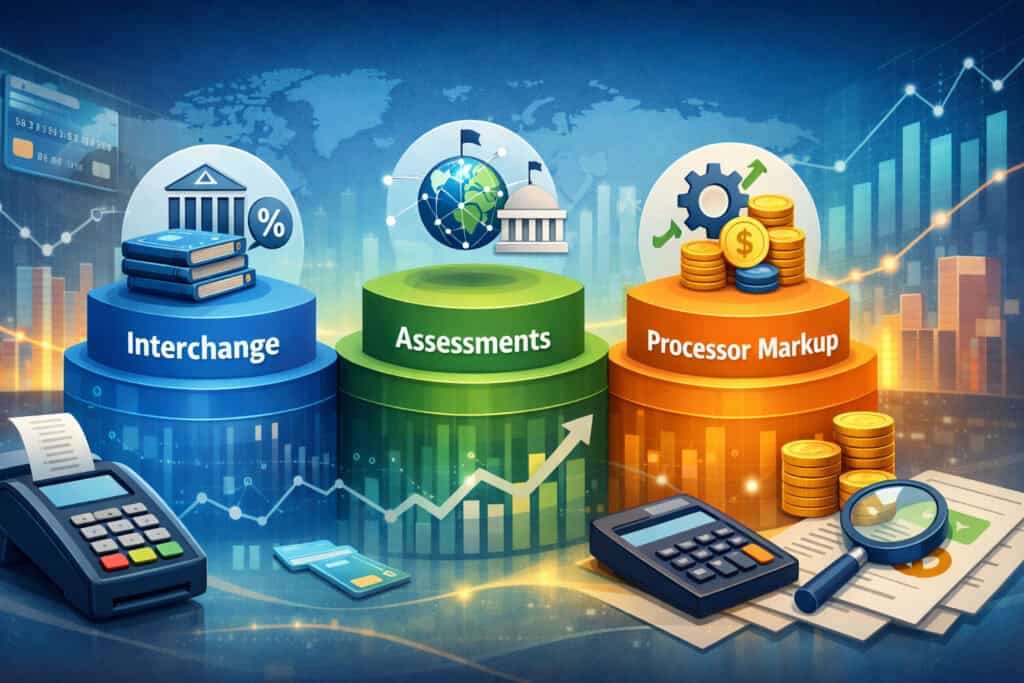 The Fee Stack Explained: Interchange, Assessments, and Processor Markup