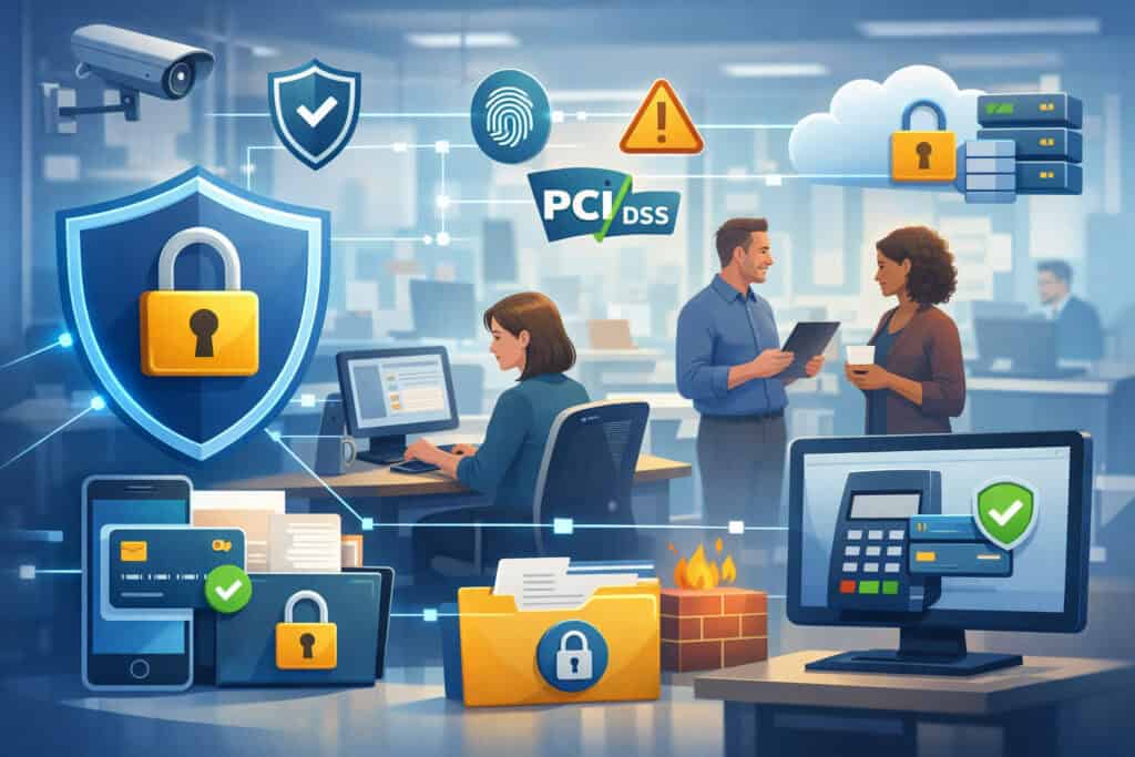 Security and compliance: keeping card data safe without slowing the office down