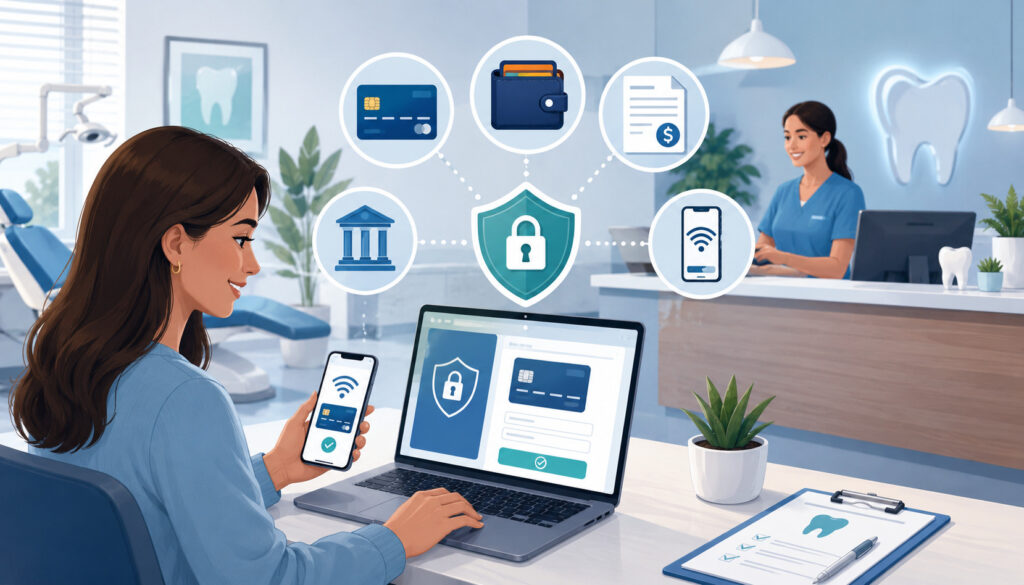 Common online payment methods for dental offices