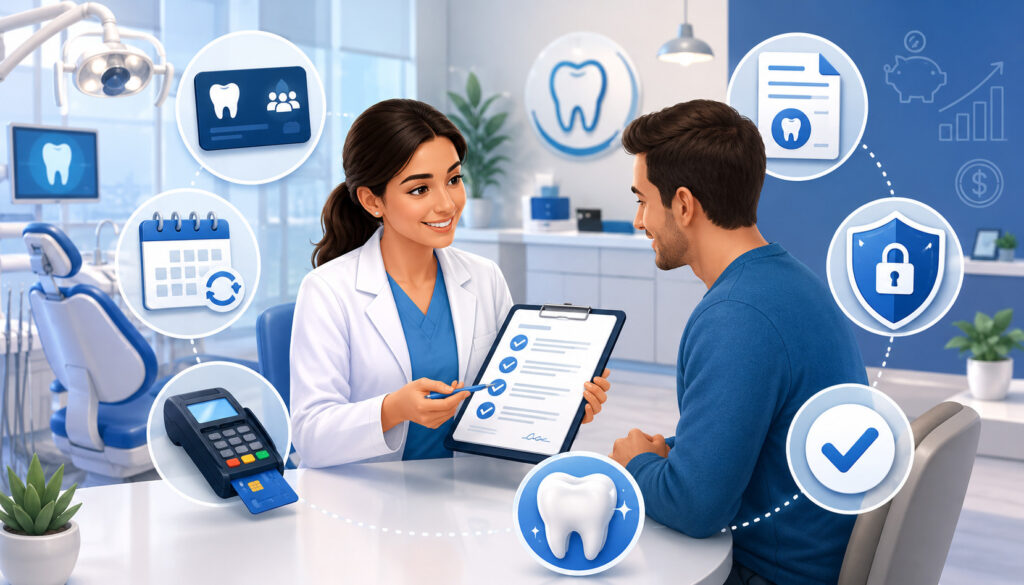 Dental membership billing agreement consultation