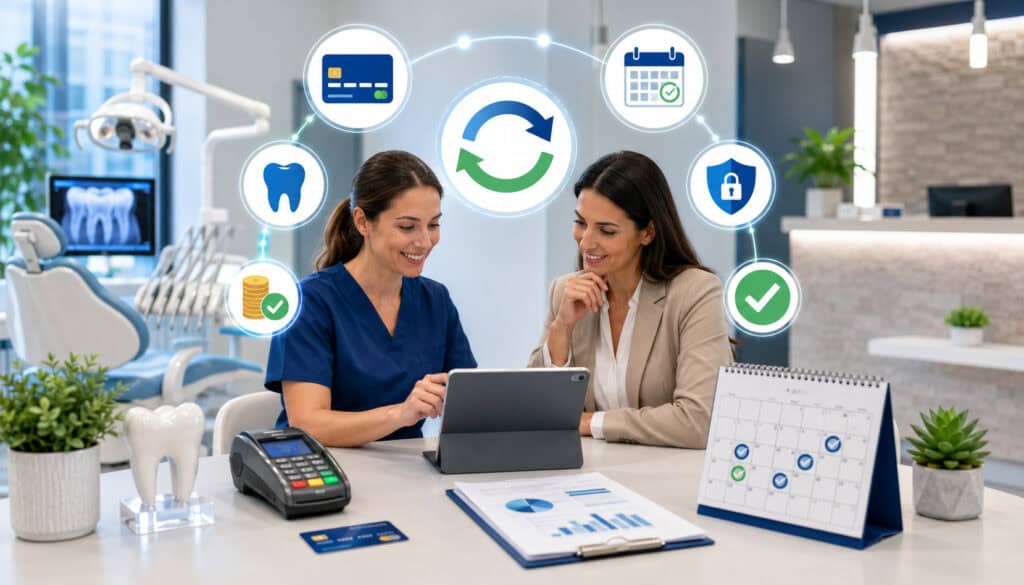 Recurring billing for dental membership plans