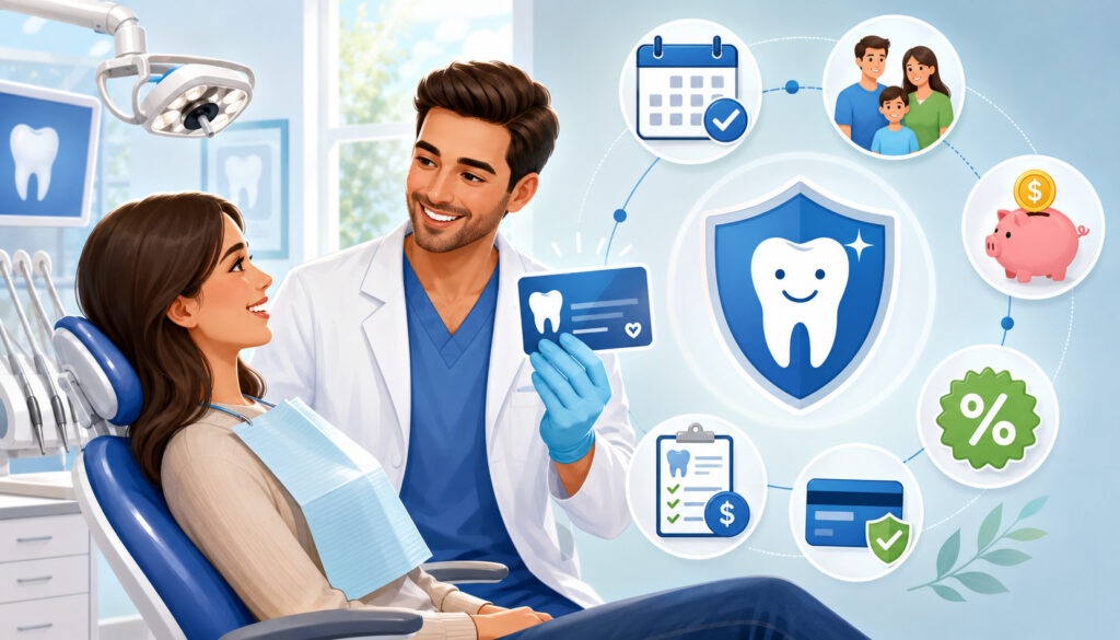 Dental practice membership plan benefits